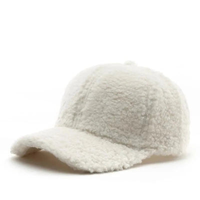 Faux Shearling Baseball Cap