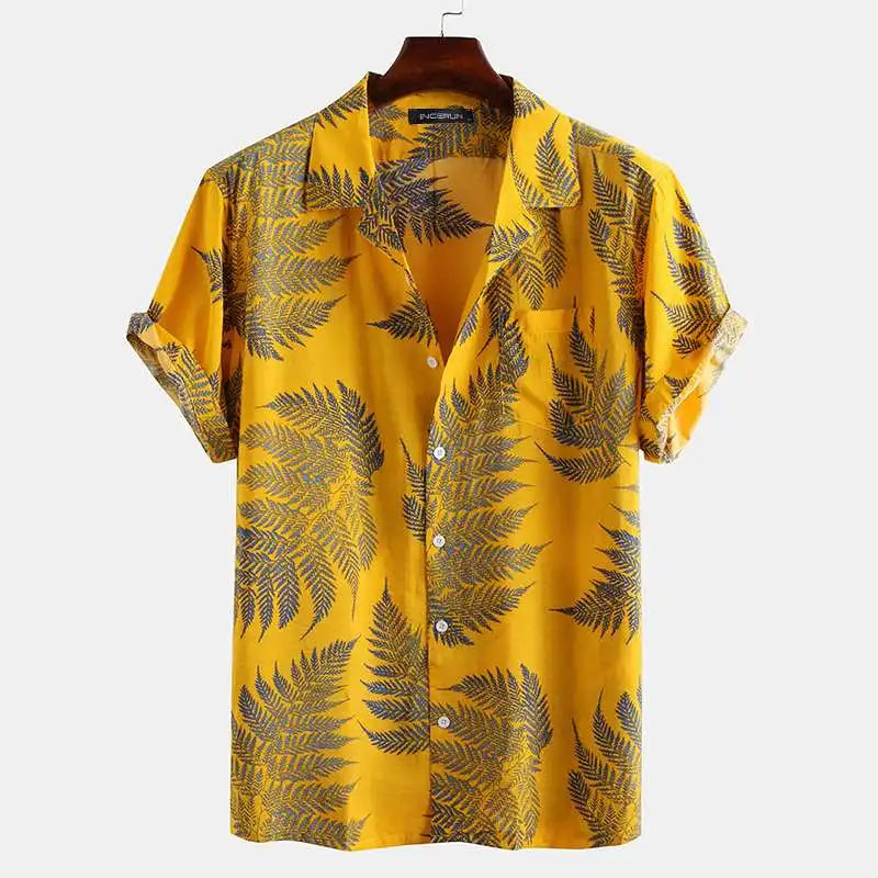 100% COTTON HAWAIIAN SHIRT