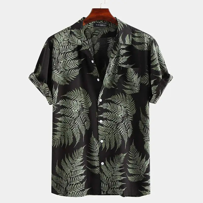 100% COTTON HAWAIIAN SHIRT