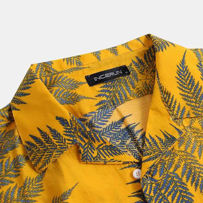 100% COTTON HAWAIIAN SHIRT