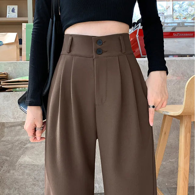 Korean Style Wide Leg Pants